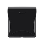 black jumbo toilet roll dispenser