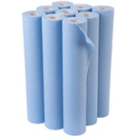 Blue couch roll