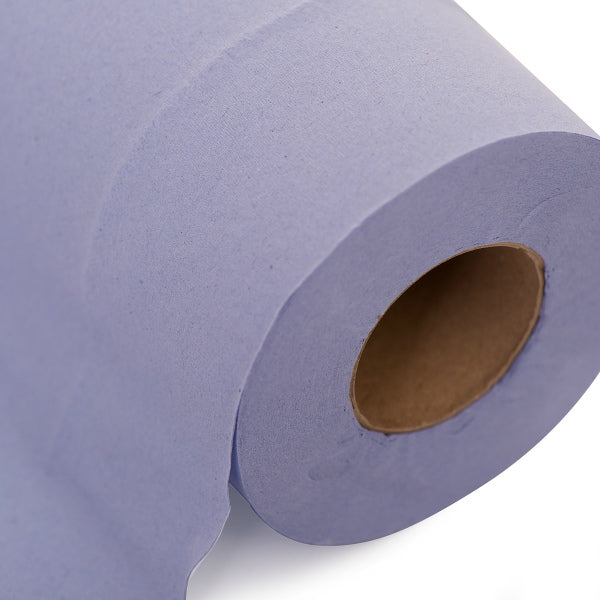end of couch roll blue