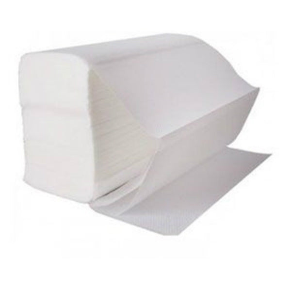 V fold hand towel